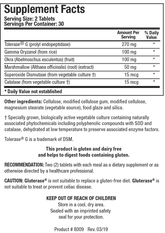 Gluterase (Intolérance Gluten)